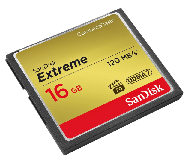 SANDISK Compact Flash Extreme 16GB SDCFXS-016G-X46 - 179827 - zdjęcie 2